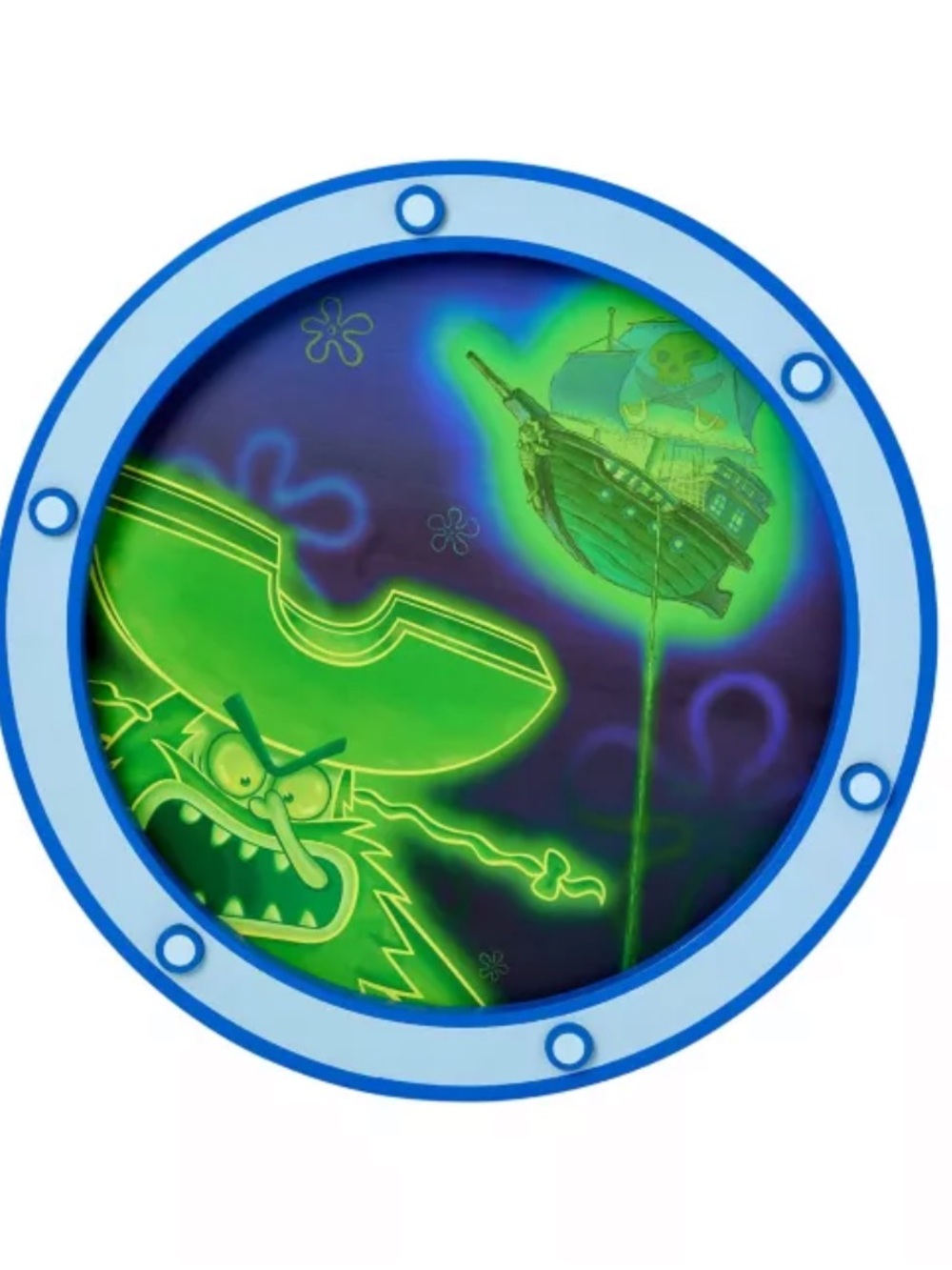 Spirit Halloween SpongeBob SquarePants Porthole Flying Dutchman Sign
